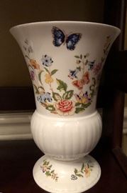 Ainsley fine English bone china. “Portrayal of the Flora in an English Cottage Garden” pattern.