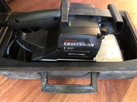  Craftsman Belt sander. One horse power, 3 inch.