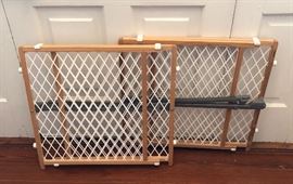 2  baby gates.   Or puppy gates, your decision! 