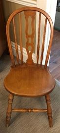
Stickley maple chair. Marked Stickley Brothers, Grand Rapids. 