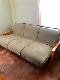 Micro Suede futon sofa