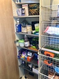Housewares. The storage cabinet and the wire basket rack are both for sale