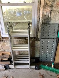 large folding ladder