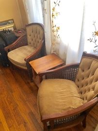 Vintage accent chairs