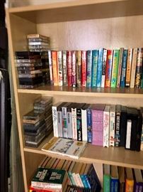 DVDs and cassettes