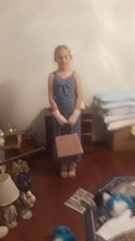Savannah and her vintage purse and gloves