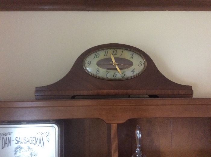 Vintage electric clock.  Runs and chimes