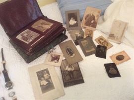 Vintage pictures  tin types. Very unique 
