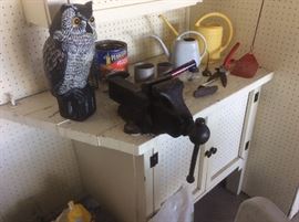 Largeold vise. Made in america 