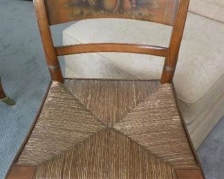 one of a set of 6 chairs, which includes two arm chairs