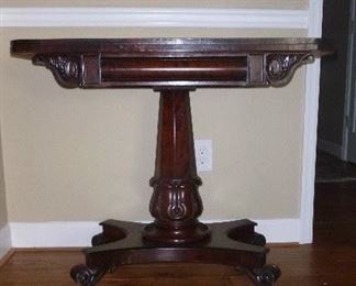 antique game table