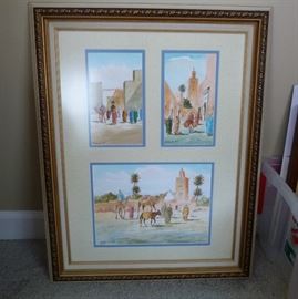 another beautiful piece of original art, this one is from Morocco