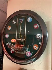 Vintage Billiards Clock!