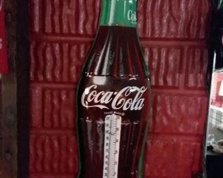 Vintage Donasco Coca Cola Bottle Thermometer!