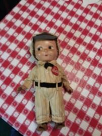Coca Cola Original 1950s Buddy Lee  Delivery Boy Doll!