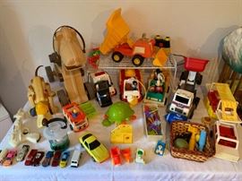 Vintage Toys, Some Fisher Price! 