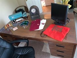 Desk that belonged to Wally Iott plus Vintage Food Town Grocery Store Memorabilia!