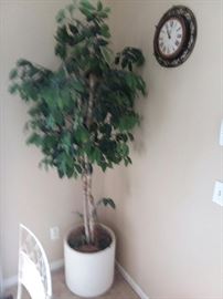 Silk Trees & Beautiful Clocks!