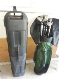 Golf Bag, Carrier & Drivers!