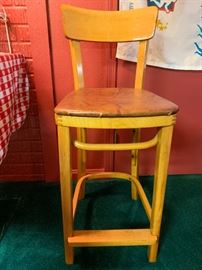 Pair of Vintage Bar Stools made in Yugoslavia - Great Quality!