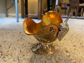 Silver Plate Skuttle Dish!
