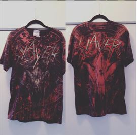 Vintage SLAYER all over print tee