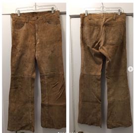 Vintage Big E Levis leather pants
