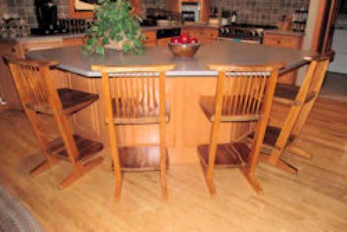cantalevered bar stools
