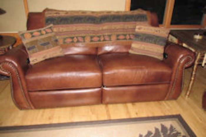 leather sofa