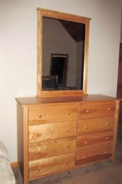 x 8 drawer dresser mirror