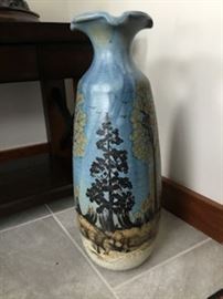 x blue vase