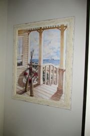 x framed cottage porch