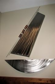 x metal wall sculpture