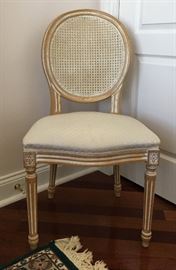 Armless Louis chair - Only 1 available at time of photo but 2  are available to purchase.