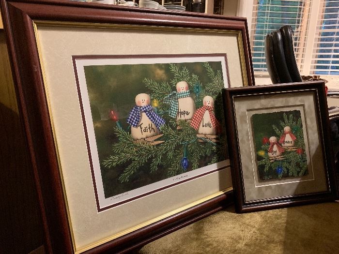 Dempsey Essick prints selling as set, both signed