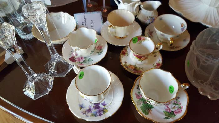 English tea cups