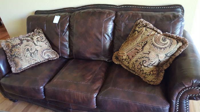 Leather sofa