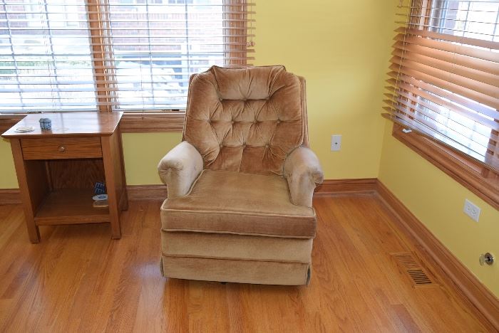 Arm Chair, Side Table