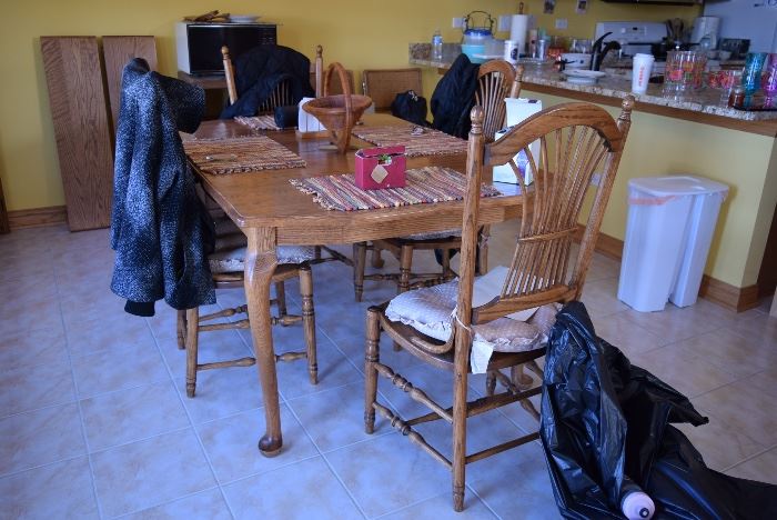 Dining Table, Four Chairs, Home Decor