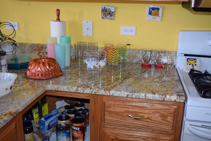Canned Goods, Glasses, Serving Ware
