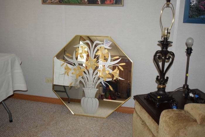 Decorative Mirror & Lamps