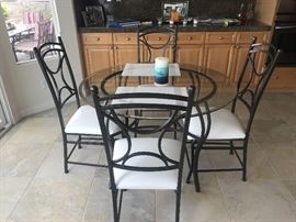 Dinning table with four chairs