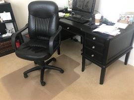 Desk and chair