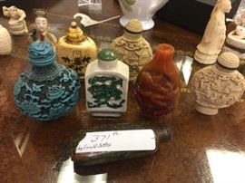 Assortment Snuff Bottles
