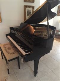 Yamaha G2, Baby Grand Player Piano 5'7", Polished Ebony Finish.  Pristine Condition     Value $20k+
