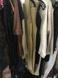 Racks and Racks of Men's and Women's Designer Clothes in fine condition....Louis Vuitton, Ralph Lauren, Gucci, Polo etc.