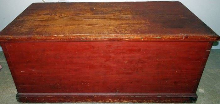 Pine Blanket Box With Till