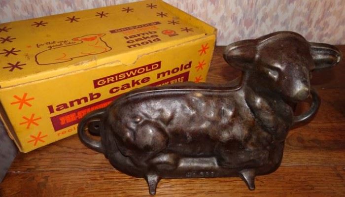 Griswold Lamb Mold In Box