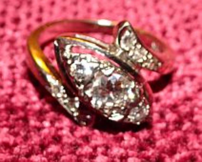 14K Gold Diamond Ring