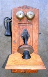 Oak Wall Telephone